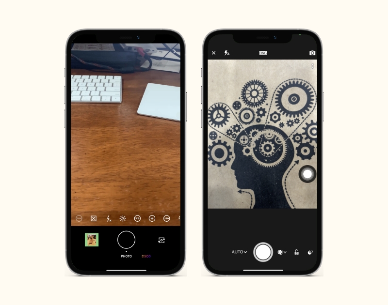 In-App Camera: VSCO & Lightroom