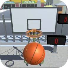 Shooting Hoops basketball game 